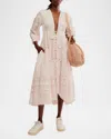 Free People Pappiet Midi Dress In Femme Combo
