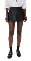 Free People Paradise Found Vegan Skort Black In Black