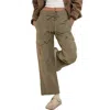 Free People Park Ave Cargo Pant In Adventurer In Green