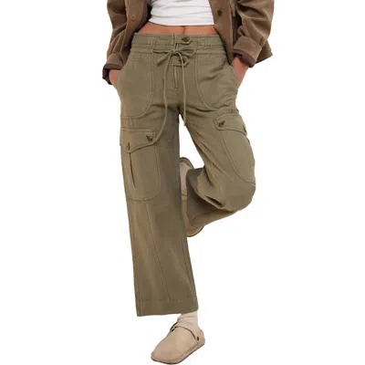Free People Park Ave Cargo Pant In Adventurer In Green