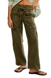 Free People Park Ave Cotton Cargo Pants In Adventurer