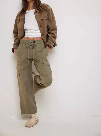 Free People Park Ave Pull-on Cargo Pants In Adventurer In Multi