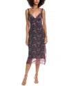 Free People Party Crasher Midi Slip Dress In Multi
