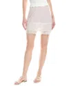 Free People Intimately Party Crashers Mini Half Slip In White