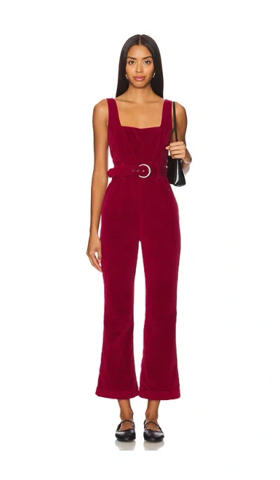Free People Party Starter One Piece In Holly Berry