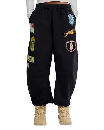 Free People Patched Game Day Pants In Black