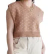 Free People Pattern Easy Street Vest In Cafe Blossom Combo In Multi