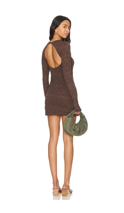 Free People Paulie Mini Dress In Hot Fudge
