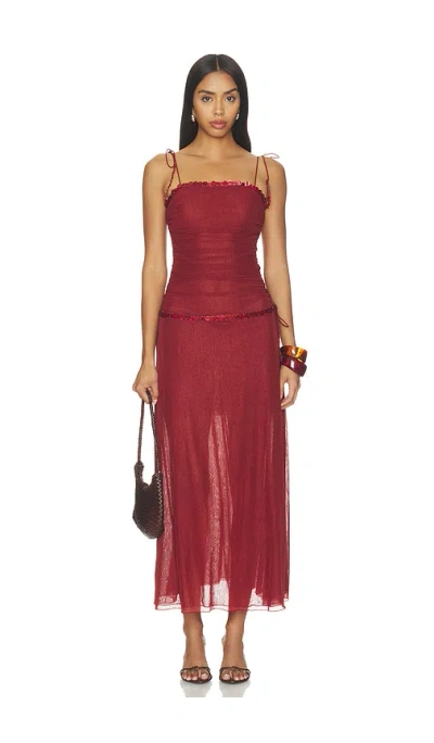 Free People Pearl Drift Maxi Dress In Brown