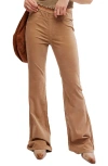 Free People Penny Corduroy Flare Pants In Natural