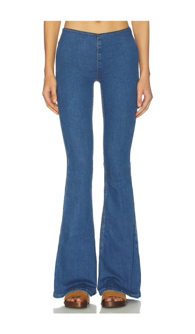 Free People Penny Pull On Jean In Blue