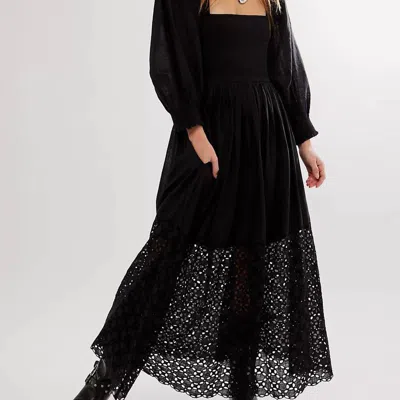 Free People Perfect Storm Midi In Black