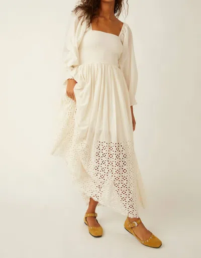 Free People Perfect Storm Midi Dress In Tea