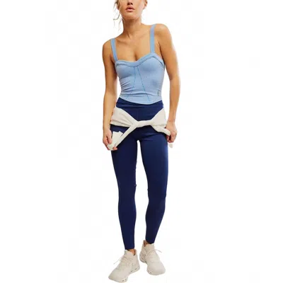 Free People Perfectly Pleated Cami In Denim Blue