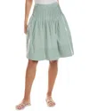 Free People Peyton Pintuck Midi Skirt In Green