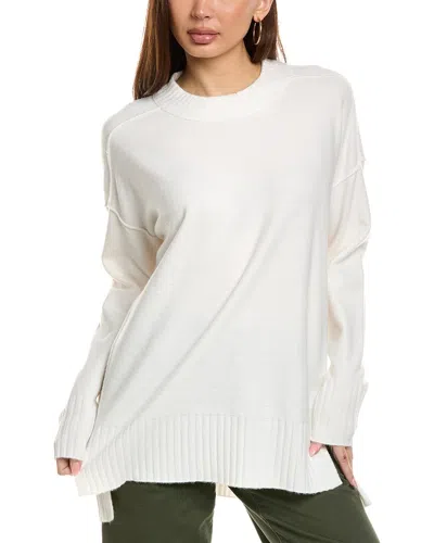 Free People Phoebe Wool-blend Pullover In White