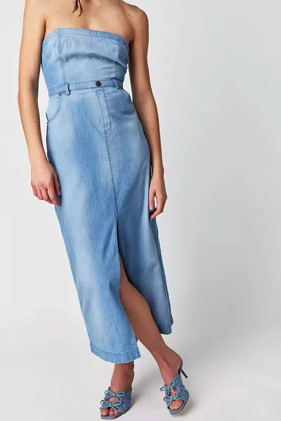 Free People Picture Perfect Midi Dress In Allure In Multi