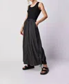 FREE PEOPLE PICTURE PERFECT PARACHUTE SKIRT IN BLACK