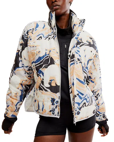 Free People Pippa Packable Printed Jacket In Winter Combo