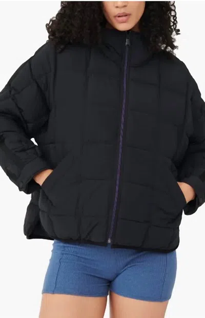 Free People Pippa Packable Puffer Jacket In Black