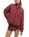 Free People Pippa Packable Puffer Jacket In Sour Cherry