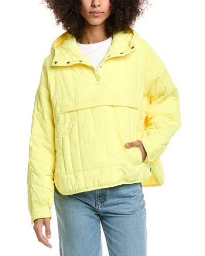 Free People Pippa Packable Pullover In Yellow