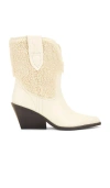 Free People Pitchfork Shearling Boot In Arctic In Cream