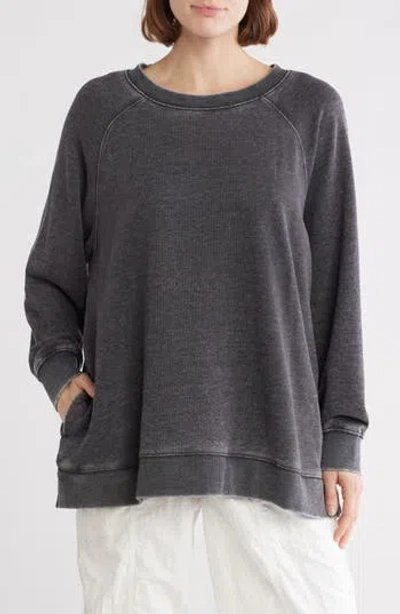 Free People Playbook Oversize Tunic In Black