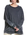 Free People Playbook Tunic Sweatshirt In Gray