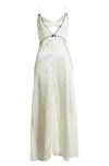 FREE PEOPLE FREE PEOPLE PLAYING CUPID SATIN CREPE & LACE MAXI SLIPDRESS