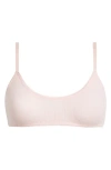 Free People Pointelle Bralette In Cotton Candy