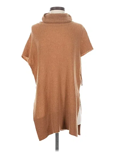Pre-owned Free People Poncho In Brown
