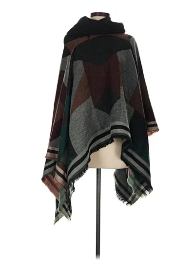 Pre-owned Free People Poncho In Brown