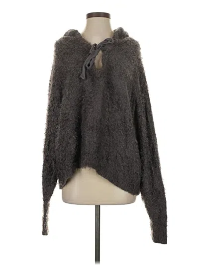 Pre-owned Free People Poncho In Gray
