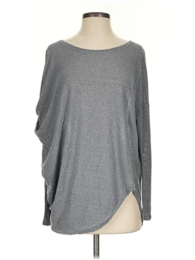 Pre-owned Free People Poncho In Gray