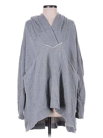 Pre-owned Free People Poncho In Gray