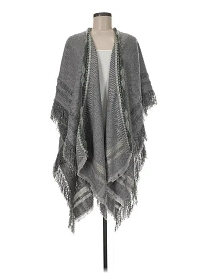 Pre-owned Free People Poncho In Gray