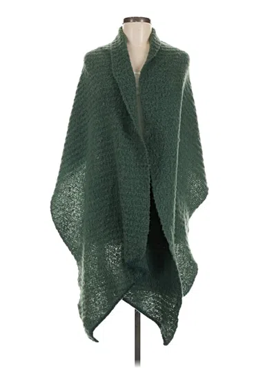 Pre-owned Free People Poncho In Green