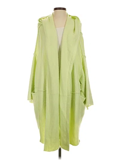 Pre-owned Free People Poncho In Green