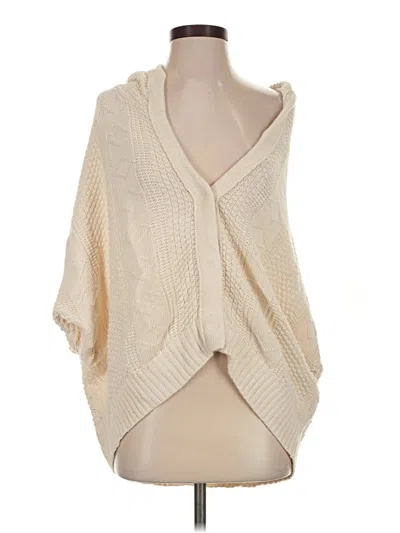 Pre-owned Free People Poncho In Ivory