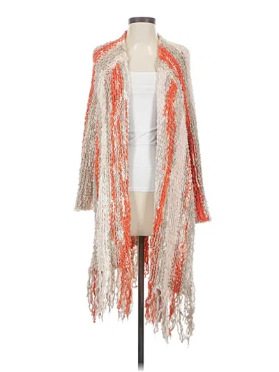 Pre-owned Free People Poncho In Orange