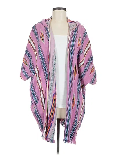 Pre-owned Free People Poncho In Pink