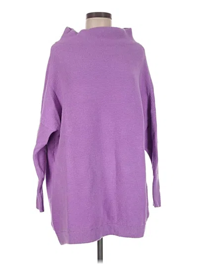 Pre-owned Free People Poncho In Purple
