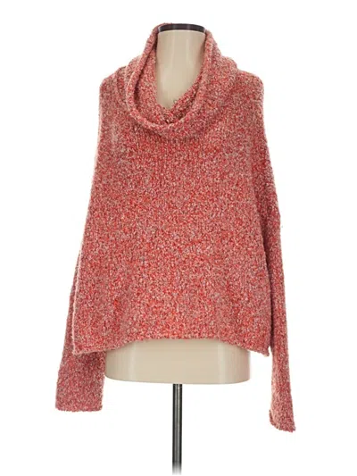 Pre-owned Free People Poncho In Red