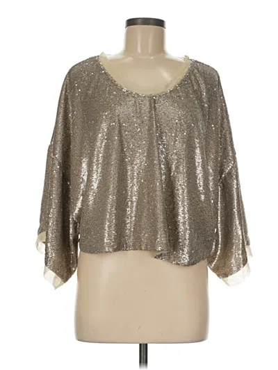 Pre-owned Free People Poncho In Silver