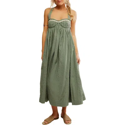 Free People Poppy Cotton Seersucker Midi Dress