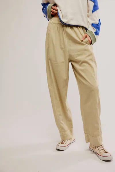 Free People Preppy Poplin Pants In Birch