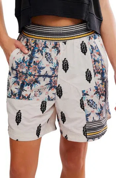 Free People Prime Time Water Resistant Shorts In Gray