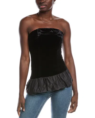Free People Prina Bubble Tube Top In Black