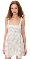 Free People Printed Astrid Mini Dress Ivory Combo In Ivory Combo